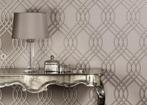 Behang, luxe, met reliëfafwerking. NU voor € 25 per rol, Ophalen, 75 m² of meer, Bruin, Hotel-chic, modern, luxe interieur, stijlvol