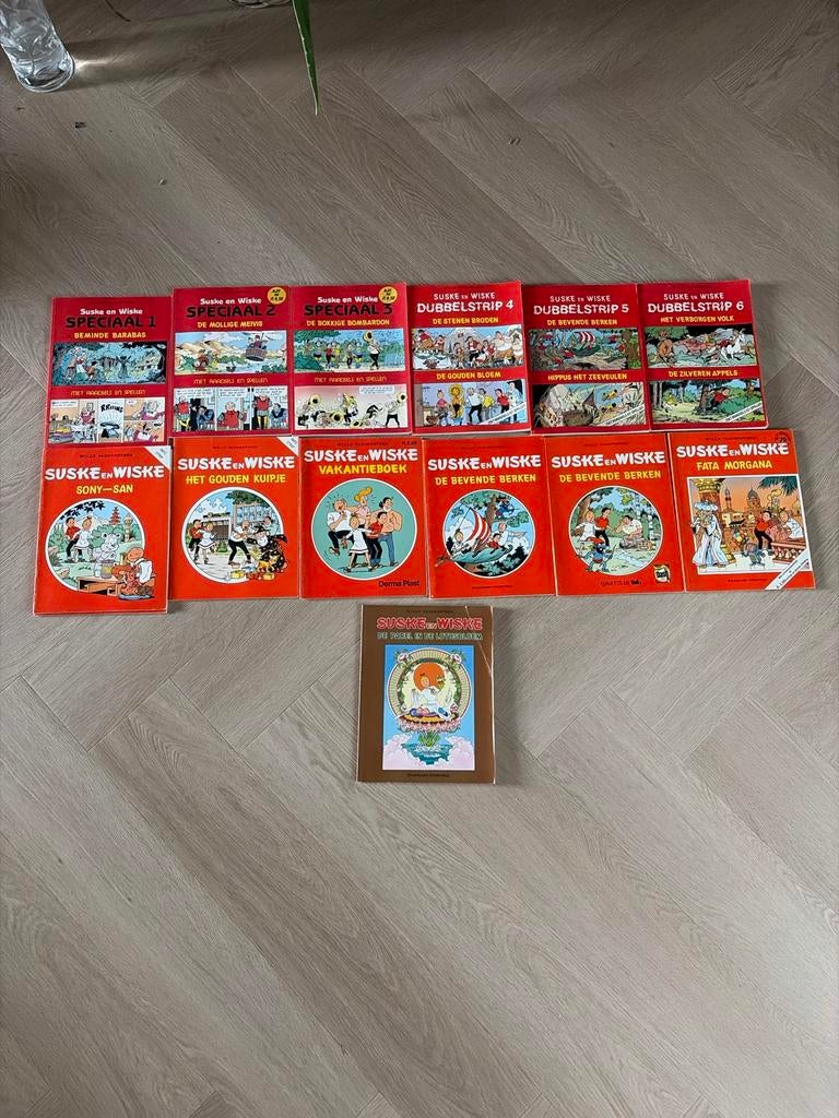 Grote collectie Suske en Wiske stripboeken, Boeken, Meerdere stripboeken, Ophalen of Verzenden, Gelezen