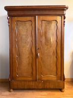 Antieke Biedermeier mahonie linnenkast, Ophalen