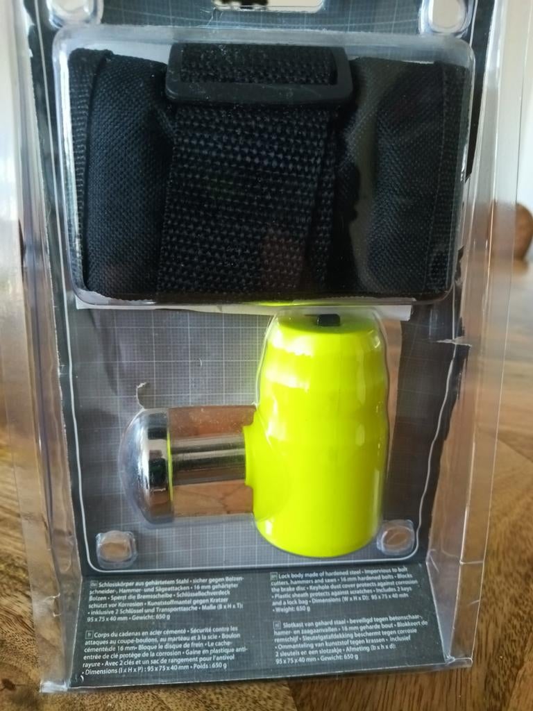 Remschijfslot voor motor of scooter - Nieuw, Ophalen of Verzenden