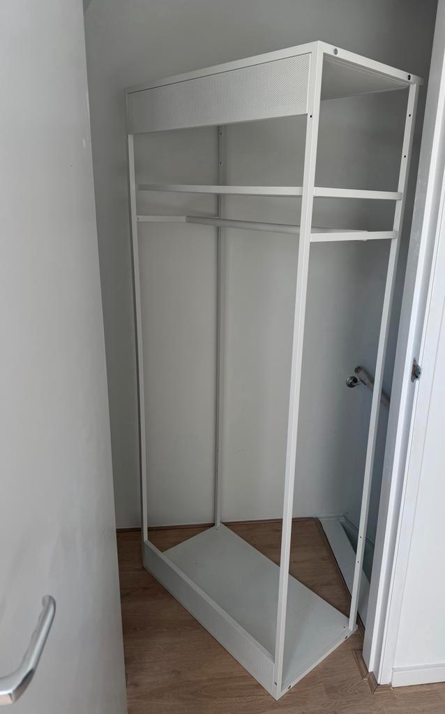 IKEA PLATSA Open Kledingkast - Wit 80x40x180, Huis en Inrichting, Kasten | Kledingkasten, Gebruikt, 150 tot 200 cm, 50 tot 100 cm