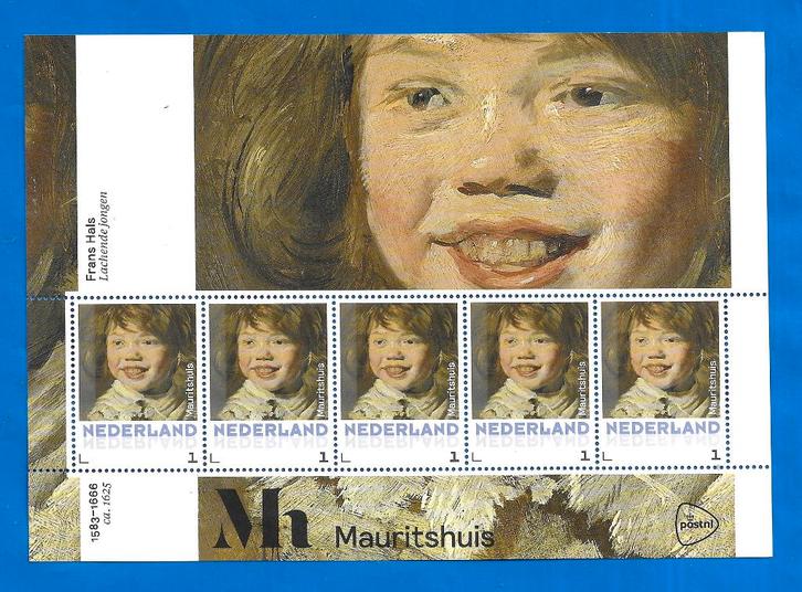 Pers. Postzegelvel Mauritshuis - Lachende Jongen - 2014, Postzegels en Munten, Postzegels | Nederland, Postfris, Na 1940, Verzenden