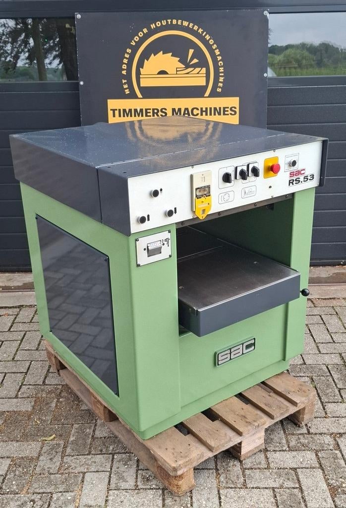 SAC vandiktebank 530mm CE  noodstop elektrisch hoog 4 messen, Ophalen of Verzenden