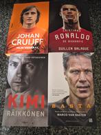 Biografieën van Cruijff, Ronaldo, Kimi,  Basta, Ophalen of Verzenden, Zo goed als nieuw, Sport