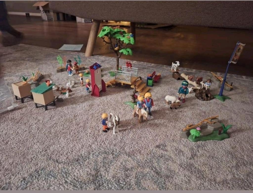 PLAYMOBIL Family Fun 70342 + 2 extra konijnenhokken, Kinderen en Baby's, Speelgoed | Playmobil, Ophalen of Verzenden, Gebruikt