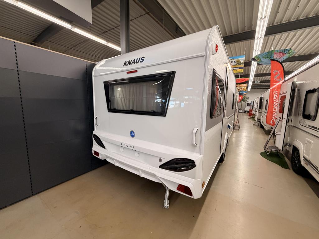 Knaus Sport 450 FU, Caravans en Kamperen, Caravans, Rondzit, Bedrijf, 5 tot 6 meter, Knaus