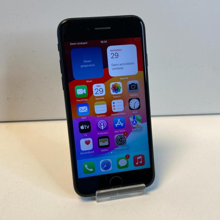 Apple iPhone SE 2020 64GB Zwart | 82% | Nette staat, Telecommunicatie, Mobiele telefoons | Apple iPhone, Zo goed als nieuw