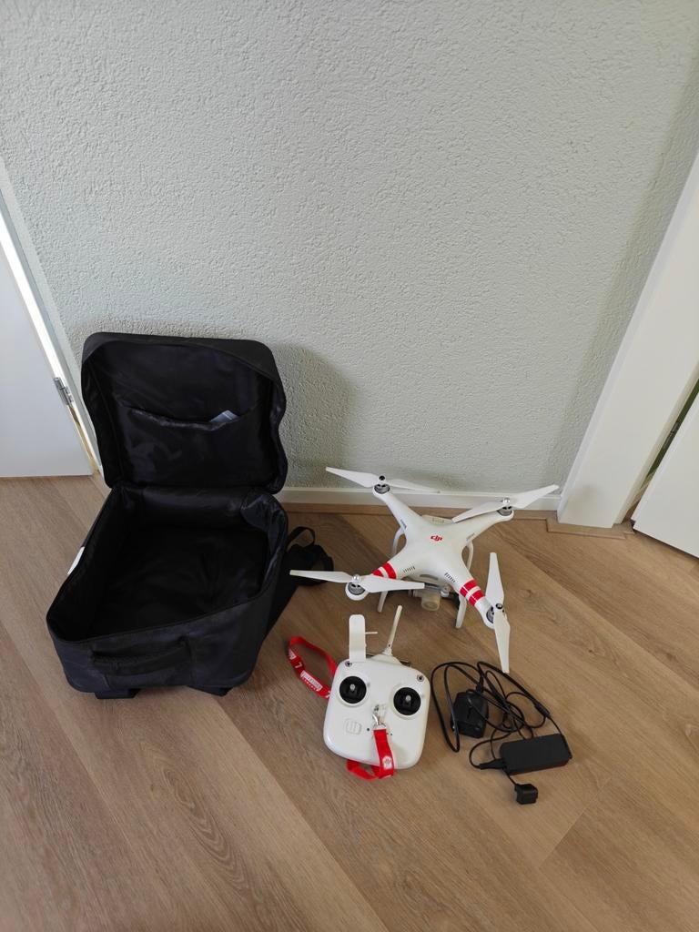 DJI Phantom 3 Standaard - Inclusief batterij en draagtas, Ophalen, Gebruikt, Cameradrone, Gimbal (camerastabilisatie)