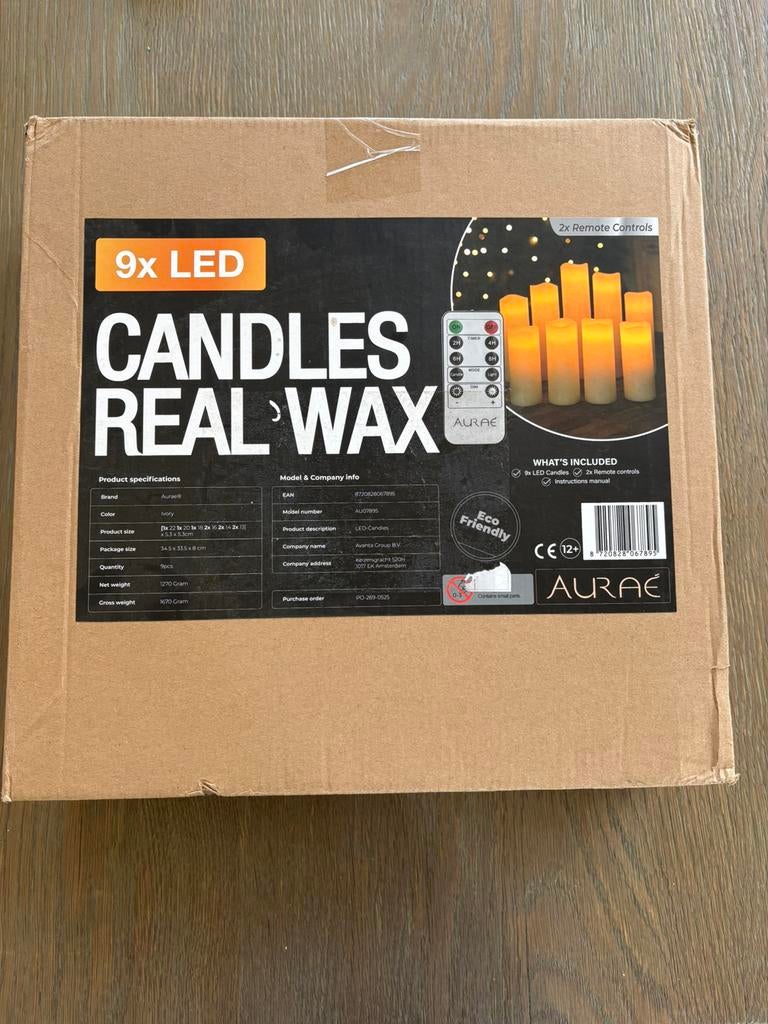 Led Kaarsen Met Afstandsbediening, Ophalen of Verzenden, Zo goed als nieuw, Nb, Nb