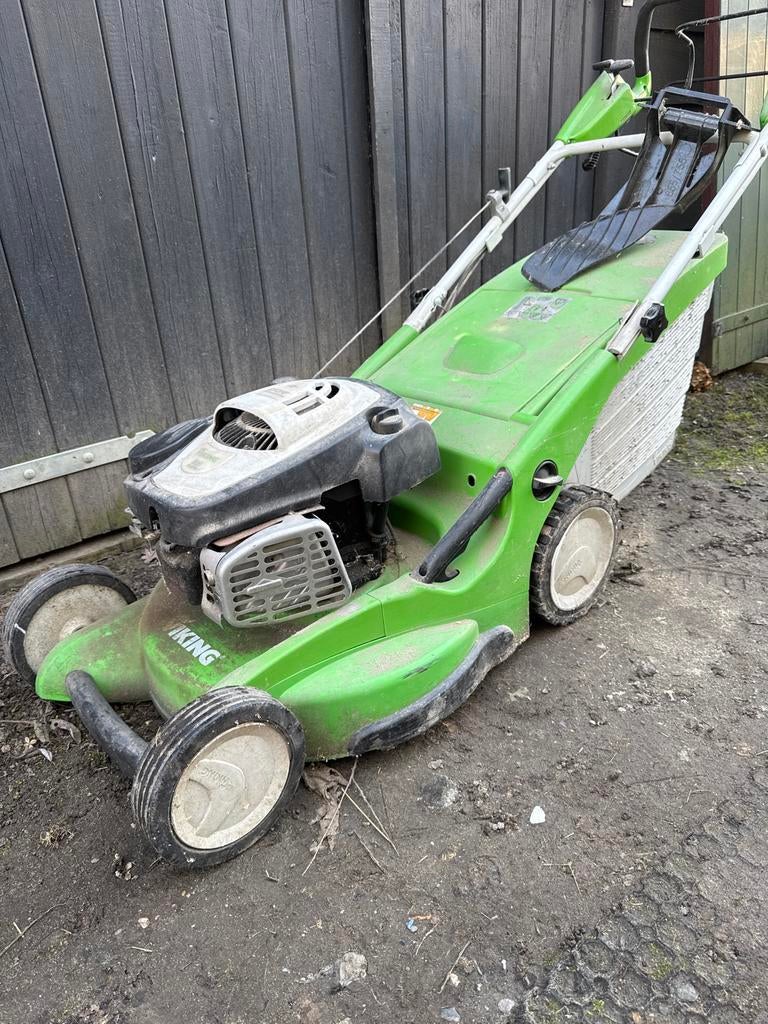 Viking MB 655 Benzine Grasmaaier - Gebruikt, Tuin en Terras, Grasmaaiers, Cirkelmaaier, Gebruikt, Ophalen of Verzenden, 50 cm of meer