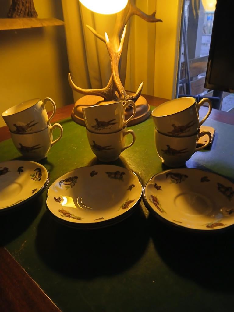 Johnson Brother brookshire kop en schotel, Huis en Inrichting, Keuken | Servies, Ophalen, Zo goed als nieuw, Overige stijlen, Kop(pen) en/of Schotel(s)