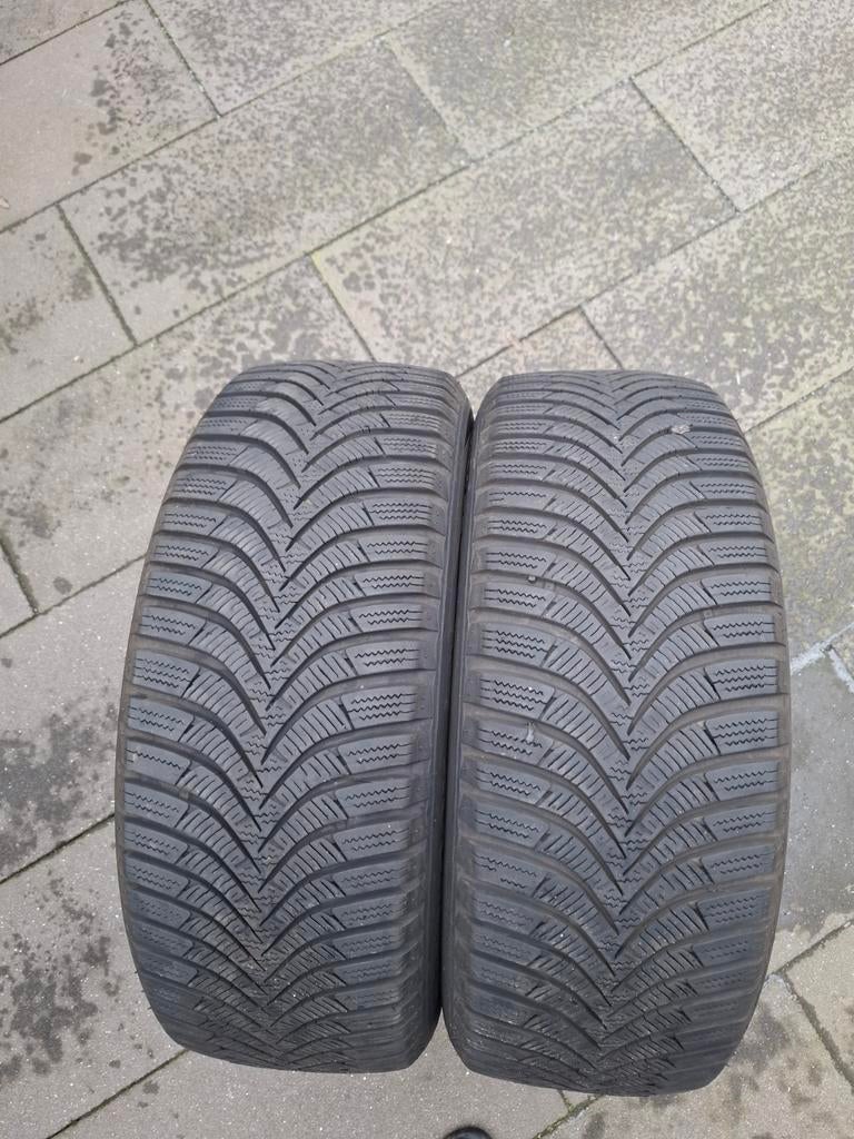 Winterbanden Hankook 205x55x16, Ophalen of Verzenden, Gebruikt