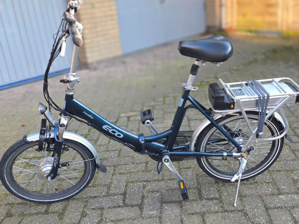 ECO Traveler vouwfiets blauw, Fietsen en Brommers, Ophalen, 20 inch of meer, Versnellingen