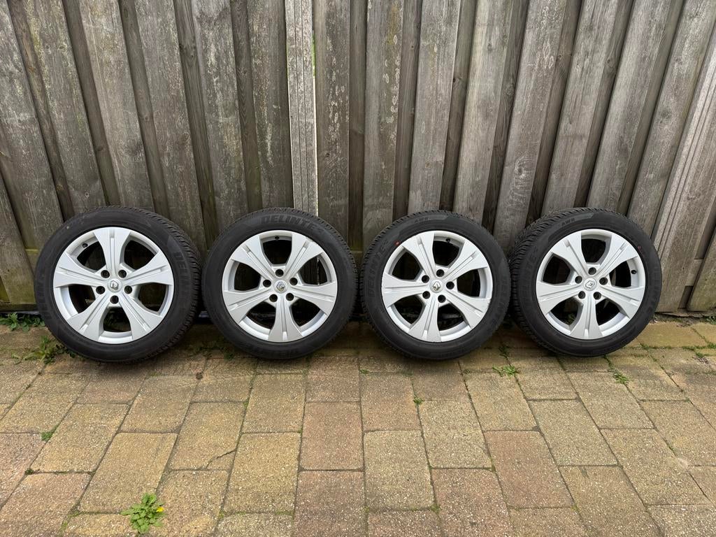Velgen Renault Scenic Megan Set 4 All Season 205/55R17, Ophalen, Gebruikt