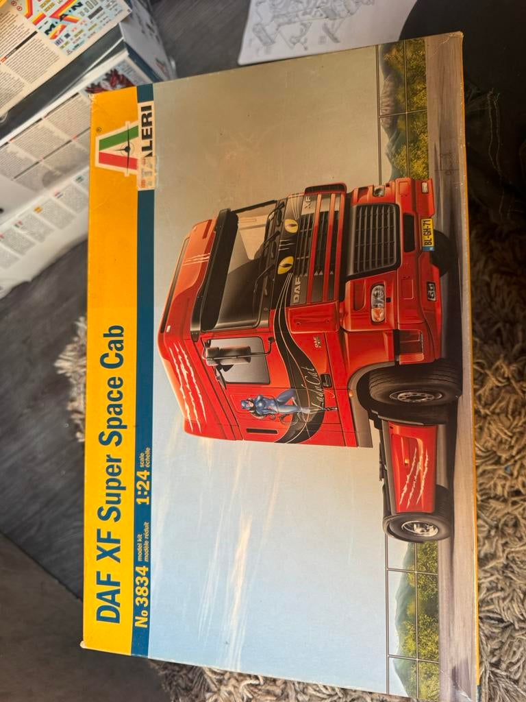 Daf xf space cav, Hobby en Vrije tijd, Modelbouw | Auto's en Voertuigen, Italeri, Groter dan 1:32, Nieuw, Ophalen of Verzenden