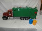 Bruder Mack groot volume vuilniswagen met 2 containers, Ophalen, Zo goed als nieuw
