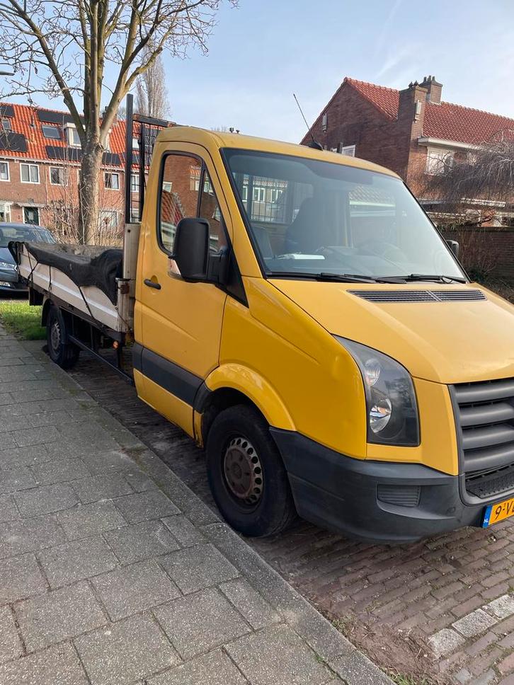 Volkswagen Crafter 30 CC 2F 2009 open Laadbak ,Airco., Auto's, Bestelauto's, Volkswagen, Diesel, Euro 4, Handgeschakeld, Origineel Nederlands