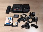 Sega Mega drive + cd 2, Spelcomputers en Games, Spelcomputers | Sega, Met games, Mega Drive, Verzenden, Zo goed als nieuw
