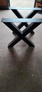 X tafelpoten metaal, Tafelpoot, Minder dan 50 cm, Gebruikt, 50 tot 100 cm