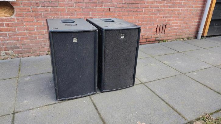 2x HK Pro210 sub A (actief), Audio, Tv en Foto, Luidsprekers, Subwoofer, 120 watt of meer, Overige merken, Ophalen