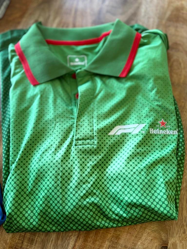 Heineken F1 Racing Green poloshirt, Ophalen, Nieuw, Overige maten, Groen