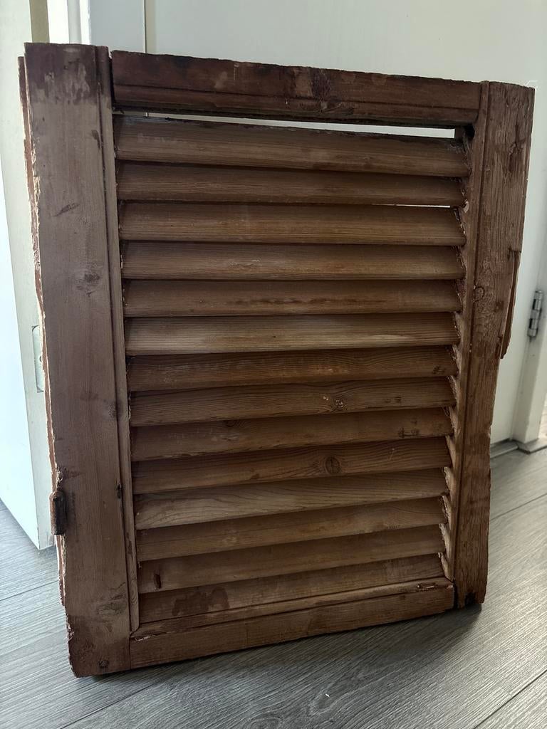 Louvre luikje - 53 cm hoog, 45 cm breed, Antiek en Kunst, Ophalen