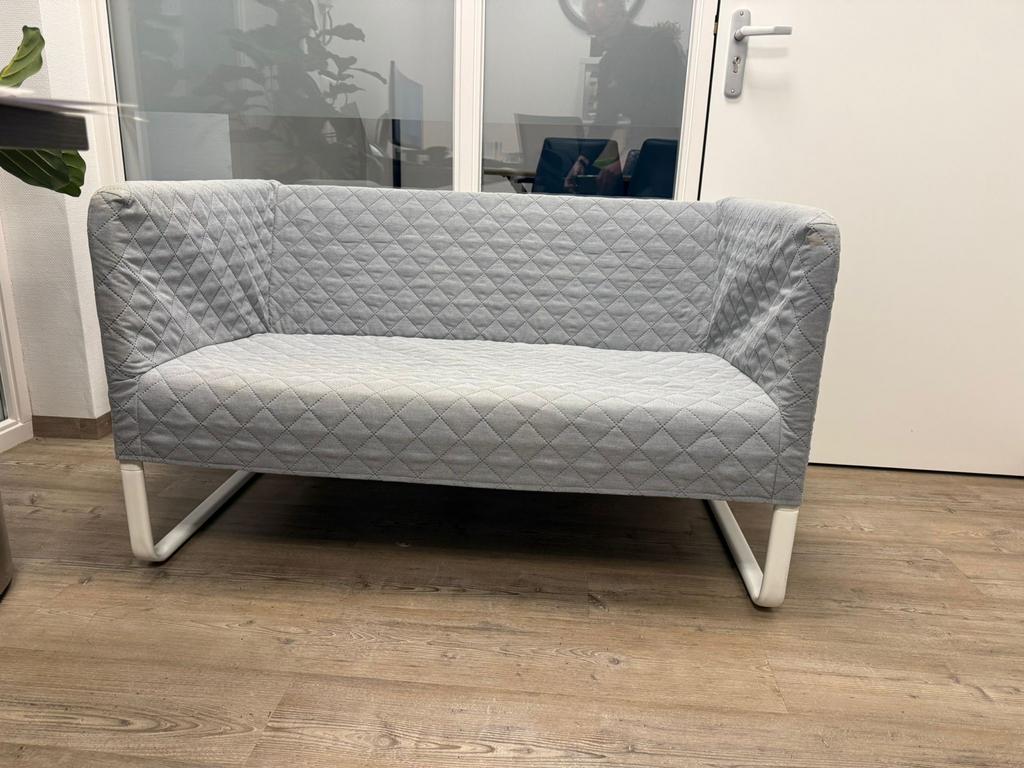 IKEA Knopparp Bank - Grijs, Ophalen, Minder dan 75 cm, Tweepersoons, Zo goed als nieuw