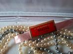 Vintage parelcollier met meerdere strengen, Ophalen, Zo goed als nieuw, Grijs, Overige materialen