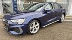 Audi A3 Limousine 35 TFSI S-line| Virtual Cockpit | Cruise c, 4 cilinders, 150 pk, Blauw, Leder en Stof