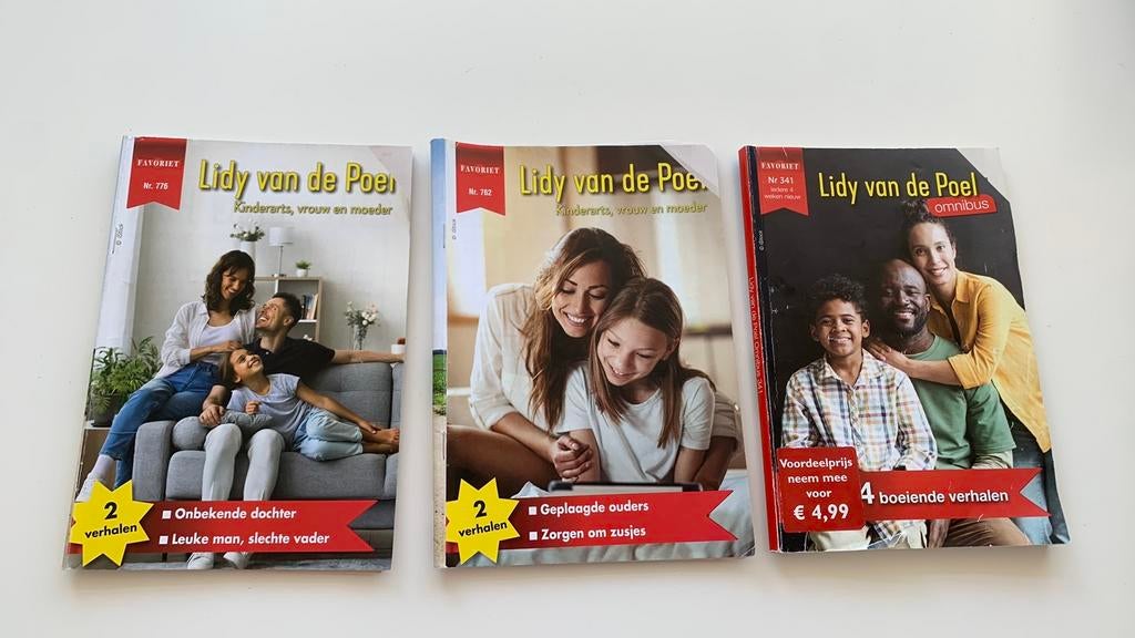 3 x favoriet “lidy van de Poel”, Boeken, Ophalen of Verzenden, Zo goed als nieuw