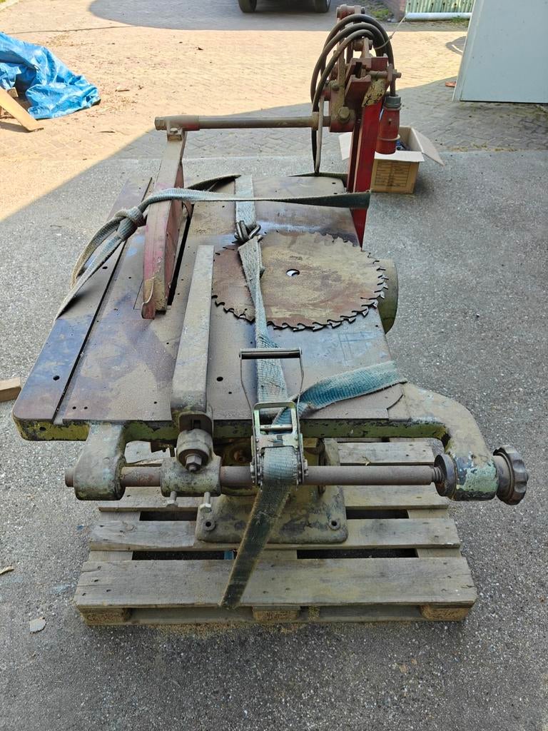 Cirkelzaag / zaag tafel  en bijtel slijper /slijpsteen., Ophalen of Verzenden, Gebruikt