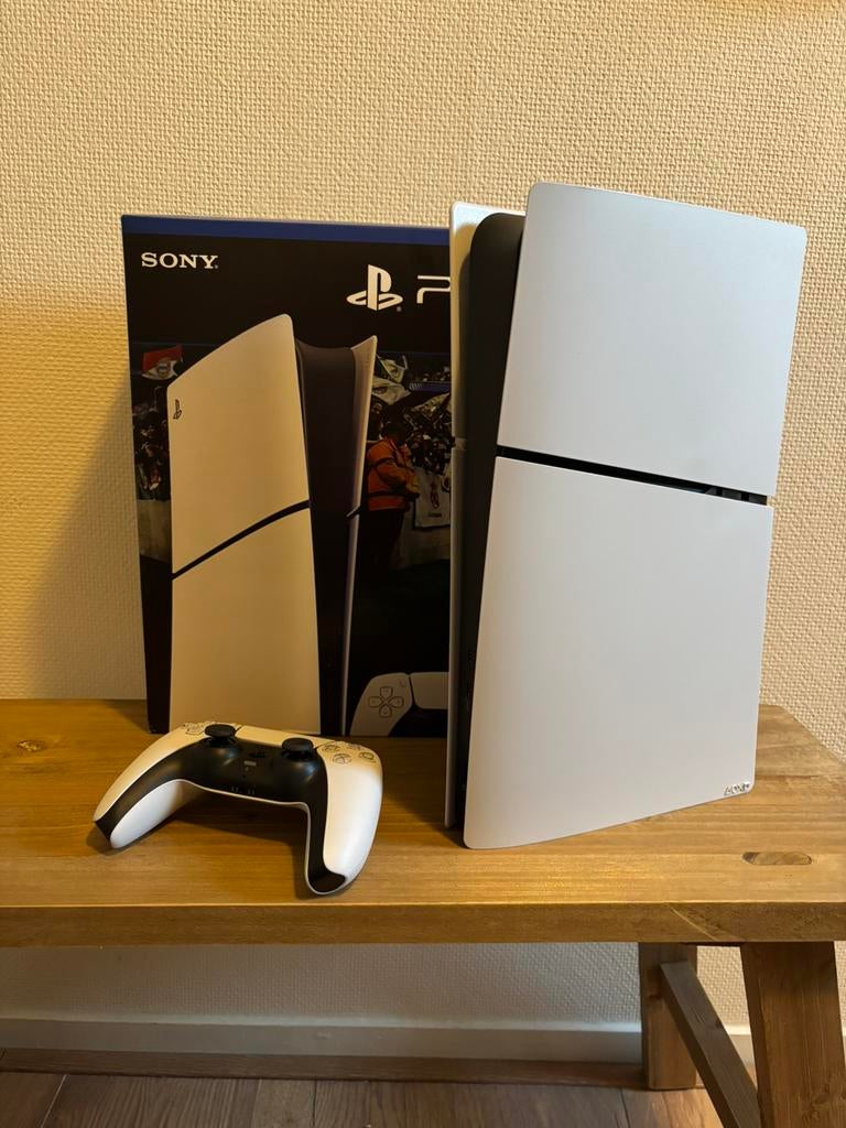 Playstation 5 Slim Digital, incl doos, Ophalen of Verzenden, Zo goed als nieuw