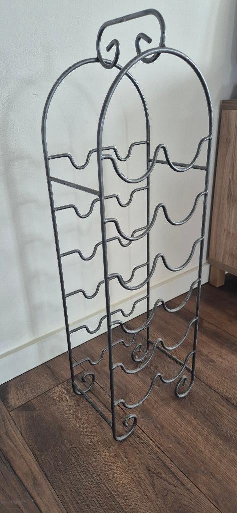 Wijnflessenrek, Huis en Inrichting, Woonaccessoires | Wijnrekken, Ophalen, Zo goed als nieuw, Hout, 5 tot 15 flessen