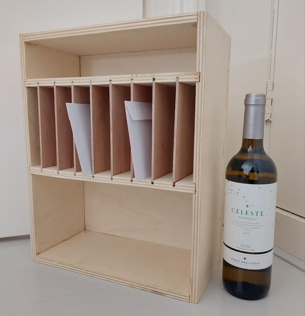 UNIEK Organiser Kastje Brieven Postkast Kantoor Kaarten, Ophalen of Verzenden