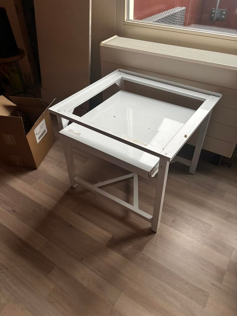 Wasmachine verhoger met wasmand lade, Huis en Inrichting, Badkamer | Badkamermeubels, Ophalen, Overige typen, 50 tot 100 cm, Zo goed als nieuw