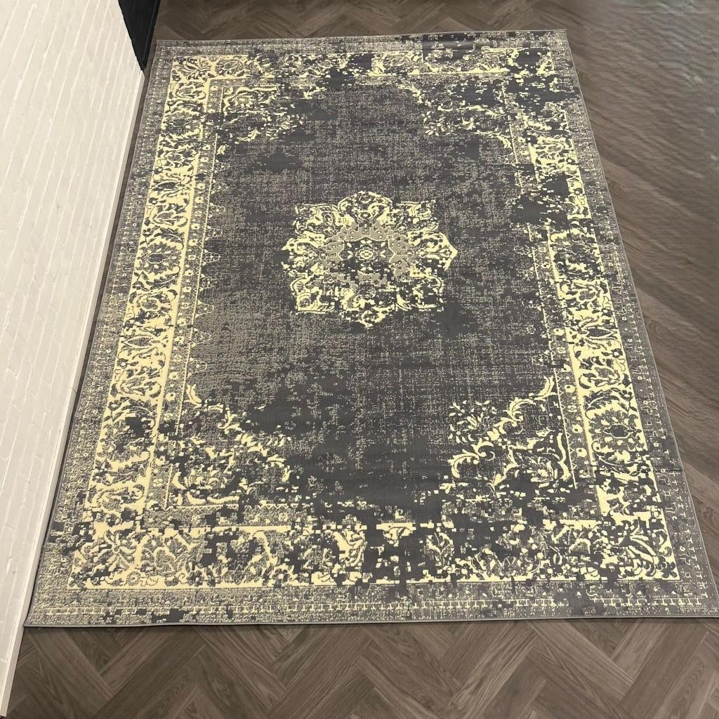 Groot Vloerkleed Brinker Wow Classic Grijs - 280x380cm, Huis en Inrichting, Stoffering | Tapijten en Kleden, 200 cm of meer, Ophalen of Verzenden