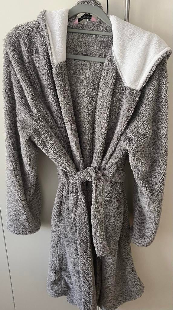 Hunkemöller fleece badjas met capuchon - Maat M/L, Ophalen of Verzenden, Zo goed als nieuw