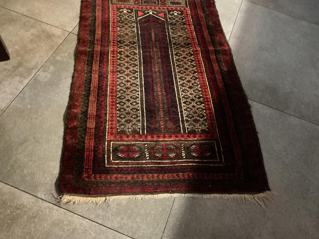 Perzisch kleedje, Ophalen