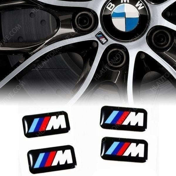 Set van 4 stuks! BMW M logo velg stickers GRATIS VERZENDEN!!, Ophalen of Verzenden, Nieuw