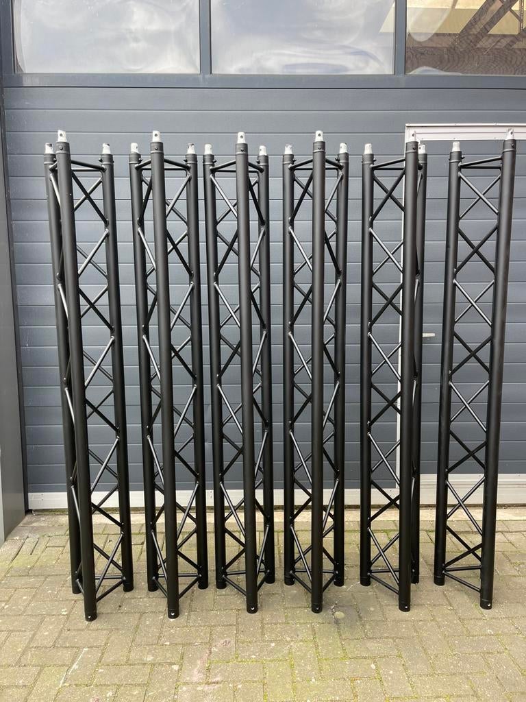 6 x prolyte trusdeel x 30 d 200 cm zwart, Ophalen of Verzenden, Zo goed als nieuw, Overige typen