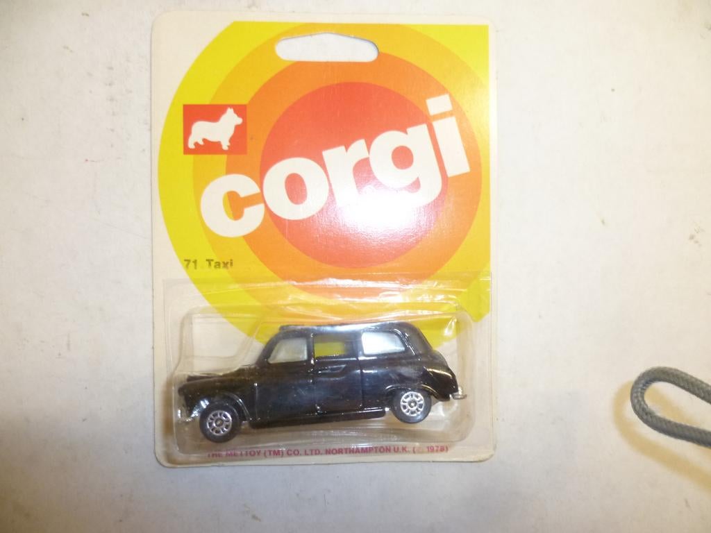 Corgi Mettoy LTD 1978 London Taxi nieuw in blister modelauto, Ophalen of Verzenden, Nieuw, Auto