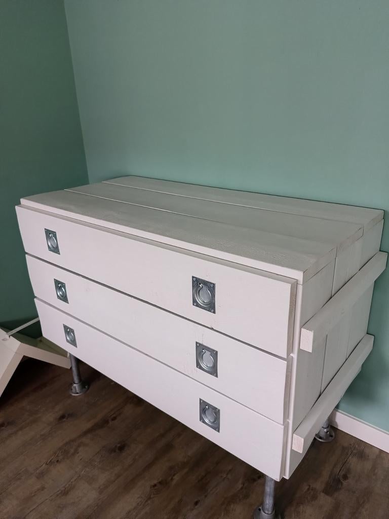 Commode met ledikant, Ophalen, Gebruikt, 50 tot 70 cm, 100 cm of meer