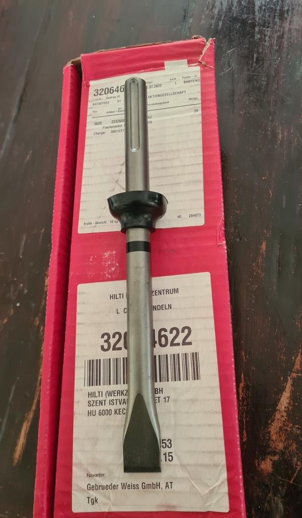 Hilti SDS max platte beitels, doos 10 stuks. Nieuw., Doe-het-zelf en Verbouw, Hilti, Nieuw, Sds max, Beitels