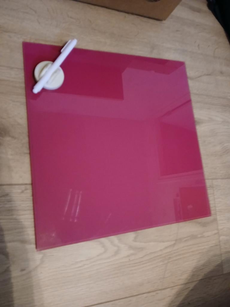 Roze memobord / magneetbord, Ophalen of Verzenden, Zo goed als nieuw, Overige typen