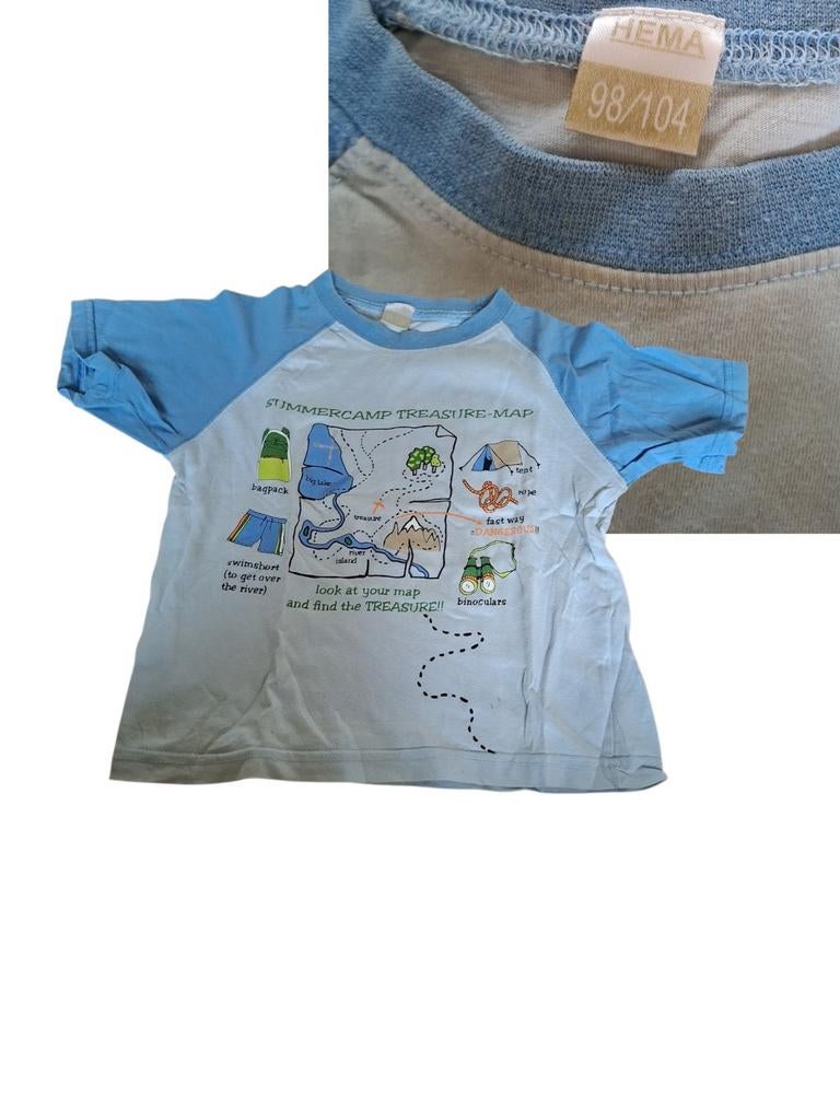 Jongens T-shirt 104 €1, Kinderen en Baby's, Babykleding | Maat 74, Ophalen of Verzenden, Jongetje, Shirtje of Longsleeve