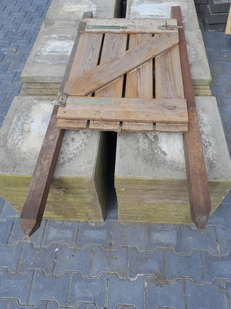 Hekje voor kippenhok of dierenweide, Tuin en Terras, Tuinhekken en Hekwerk, Ophalen, Hout, Tuinhek