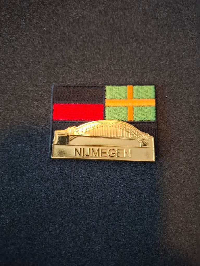 Embleem vierdaagse Nijmegen, Ophalen of Verzenden, Landmacht, Nederland, Embleem of Badge
