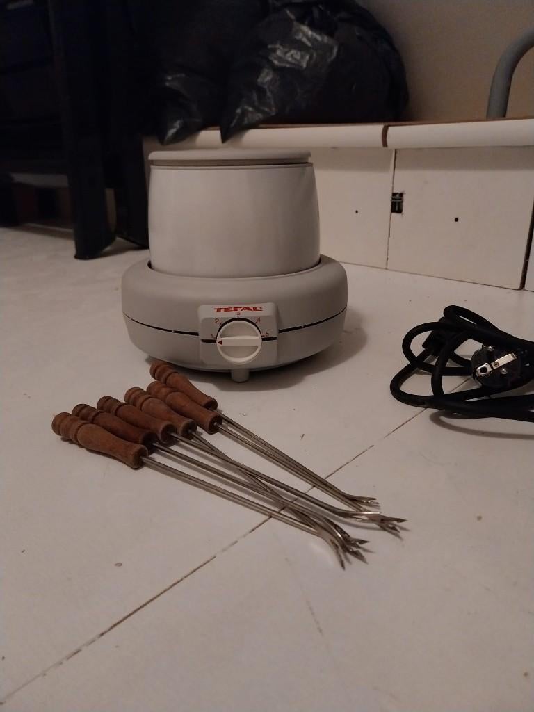 Te koop tefal fonduepan, Ophalen of Verzenden, Gebruikt, Elektrisch, Fonduepan