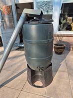 Regenton met kraan, deksel, regenpijp en voet, Tuin en Terras, Ophalen