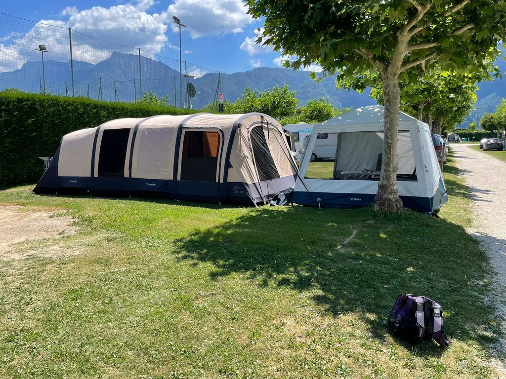 Bardani Airspace 380TC, Caravans en Kamperen, Ophalen, Zo goed als nieuw, Tot en met 5